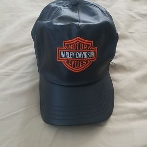 Leather Harley Davidson hat